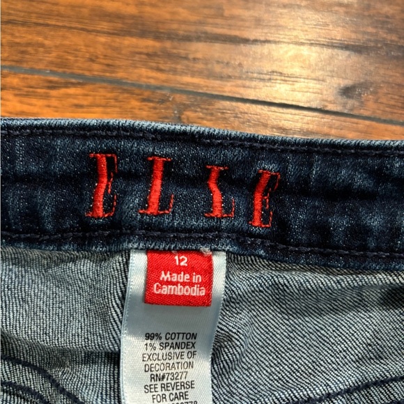 Elle Shorts Denim Blue Size 12 - Picture 3 of 4